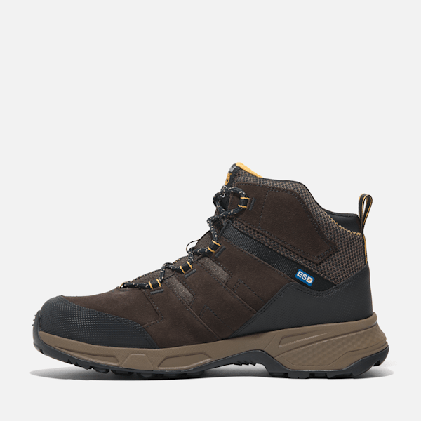 Timberland Switchback Lt Steel Toe Work Boot Brown/Yellow Men'S