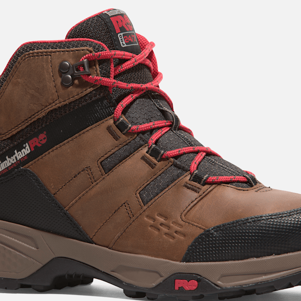 Timberland Switchback Lt Steel Toe Work Boot Coconut Brown Men'S