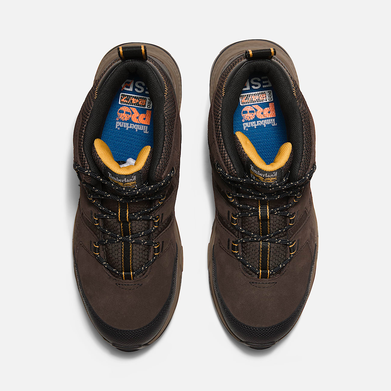 Timberland Men'S Switchback Lt Steel Toe Work Boot Brown/Yellow