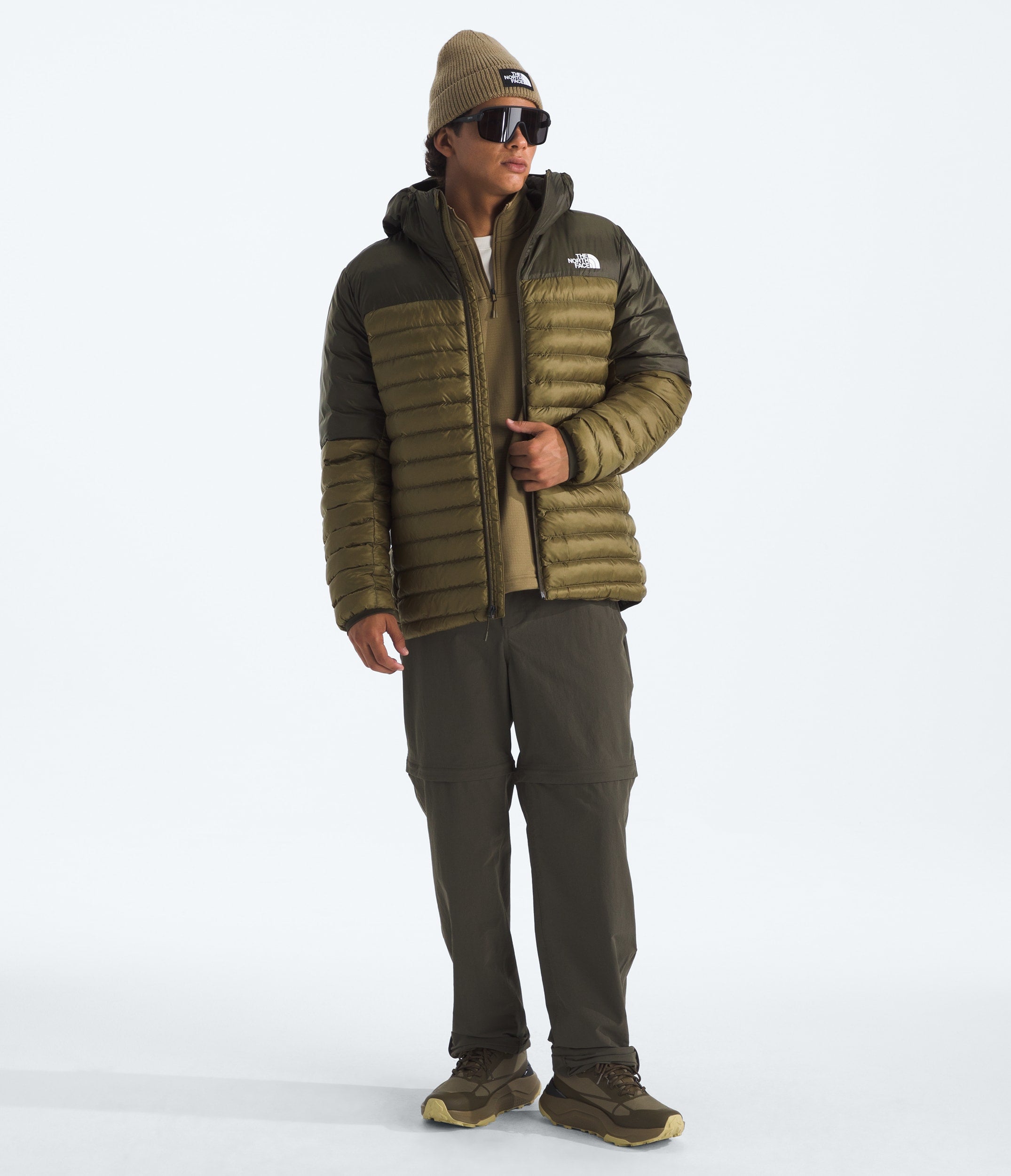 The North Face Men’s Terra Peak Hoodie New Taupe Green-Cedar