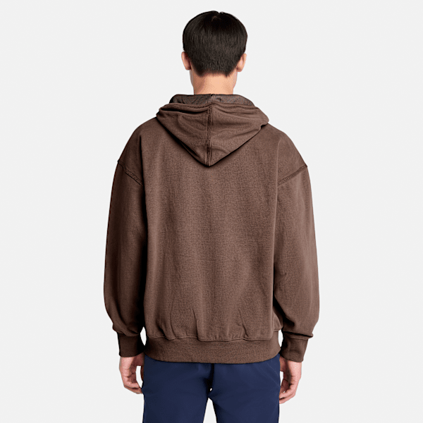 Timberland 10061 Full-Zip Sweatshirt Chocolate Brown Men'S