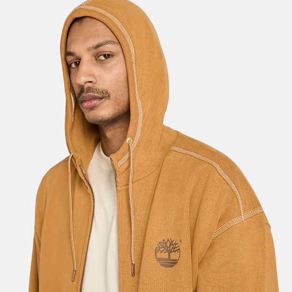 Timberland 10061 Full-Zip Sweatshirt Wheat Men'S