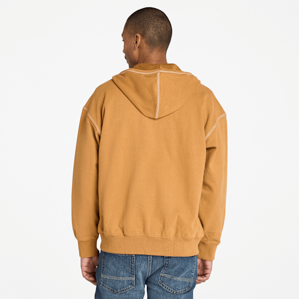 Timberland 10061 Full-Zip Sweatshirt Wheat Men'S