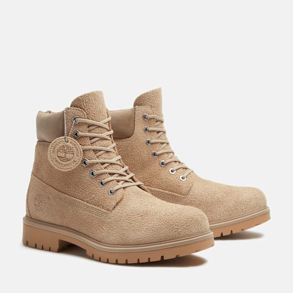 Timberland 25 6-Inch Waterproof Boot Natural Suede Men'S