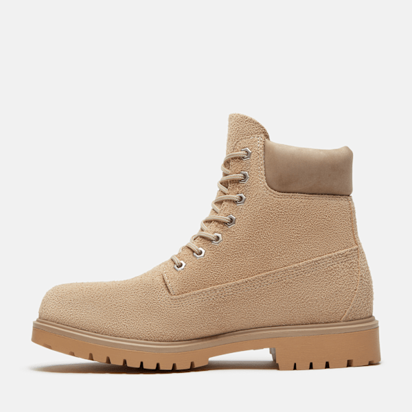 Timberland 25 6-Inch Waterproof Boot Natural Suede Men'S