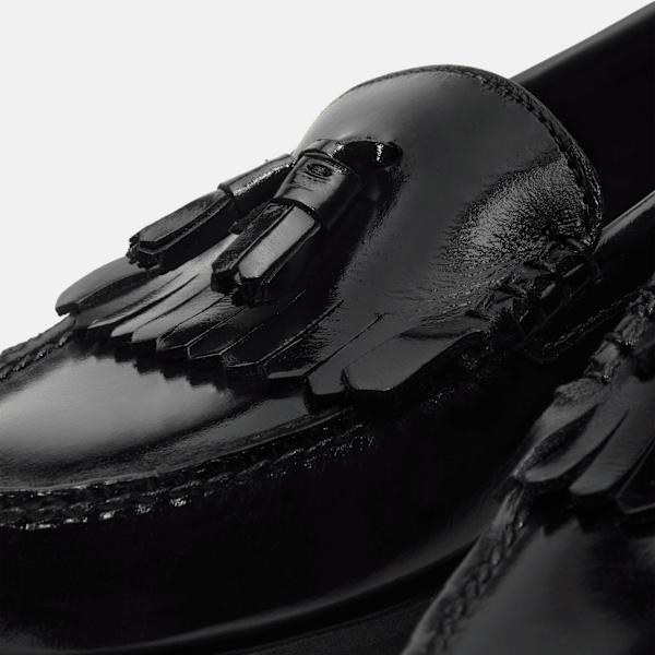 Timberland Authentic Loafer Black Full-Grain Men'S