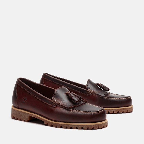 Timberland Authentic Loafer Burgundy Full-Grain Men'S