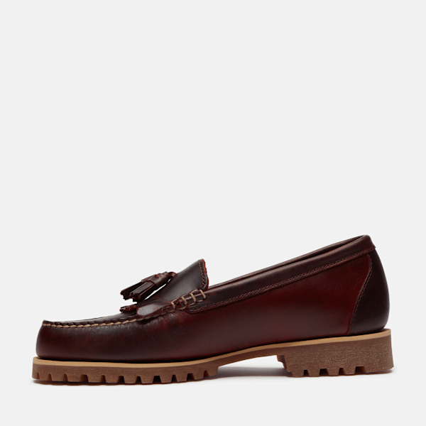 Timberland Authentic Loafer Burgundy Full-Grain Men'S