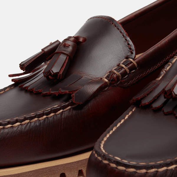 Timberland Authentic Loafer Burgundy Full-Grain Men'S
