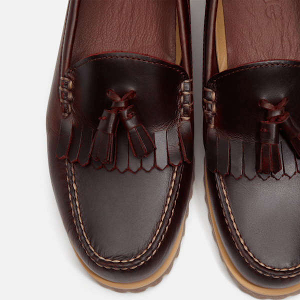 Timberland Authentic Loafer Burgundy Full-Grain Men'S