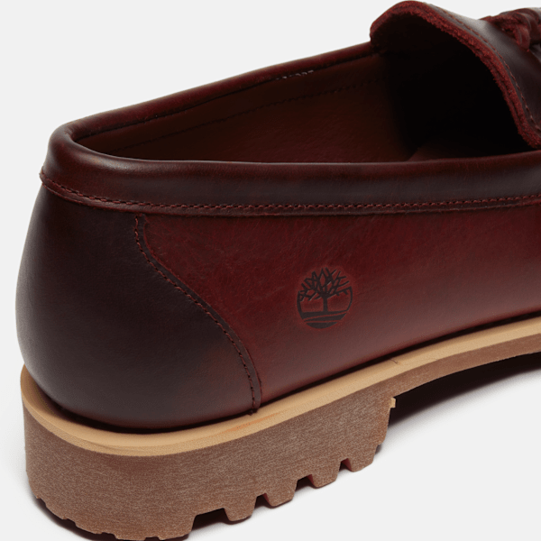 Timberland Authentic Loafer Burgundy Full-Grain Men'S
