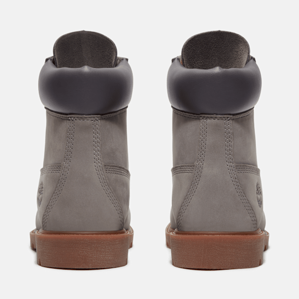Timberland Classic 6-Inch Waterproof Boot Medium Grey Nubuck Men'S