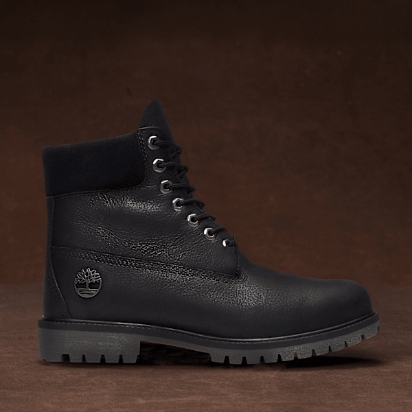 Timberland Emerald Woods 6-Inch Waterproof Boot Black Full-Grain Men'S