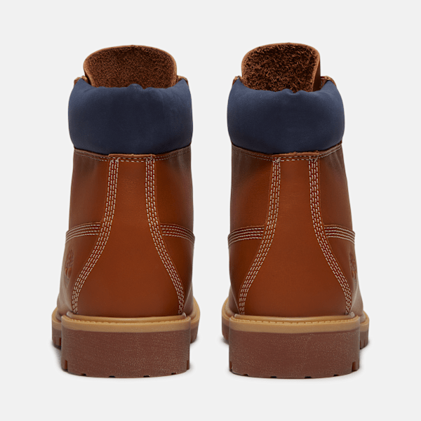 Timberland Heritage 6-Inch Waterproof Boot Medium Brown Full-Grain Men'S