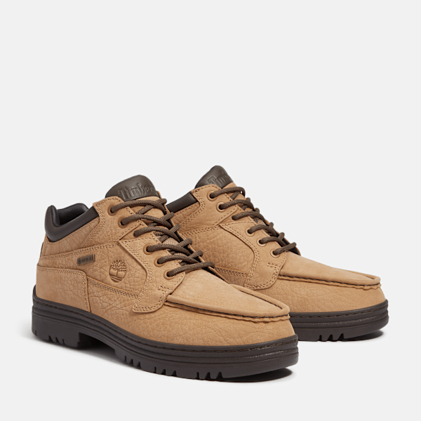 Timberland Heritage Gore-Tex Boot Beige Nubuck/Dark Brown Men'S