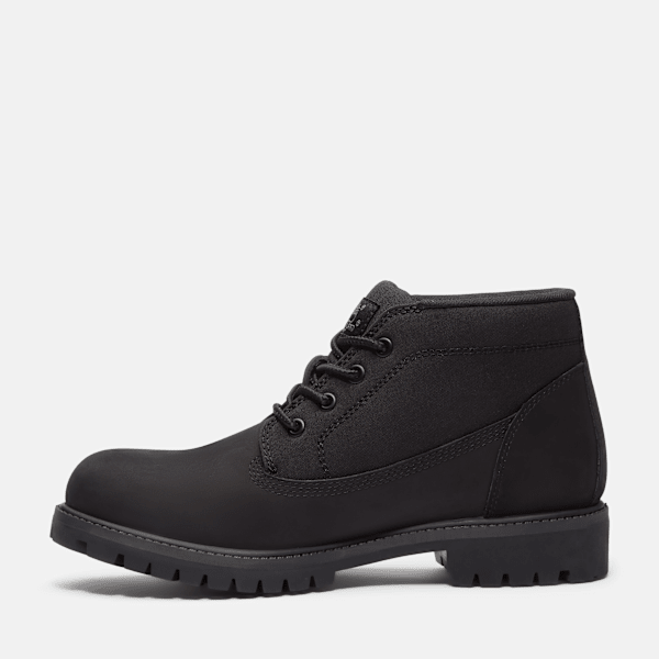 Timberland Heritage Mid Chukka Boot Black Nubuck Men'S