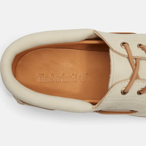 Timberland Lake House 3-Eye Lug Boat Shoe Light Beige Nubuck Men'S