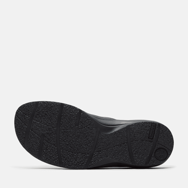 Timberland Originals Slide Sandal Black Leather Men'S