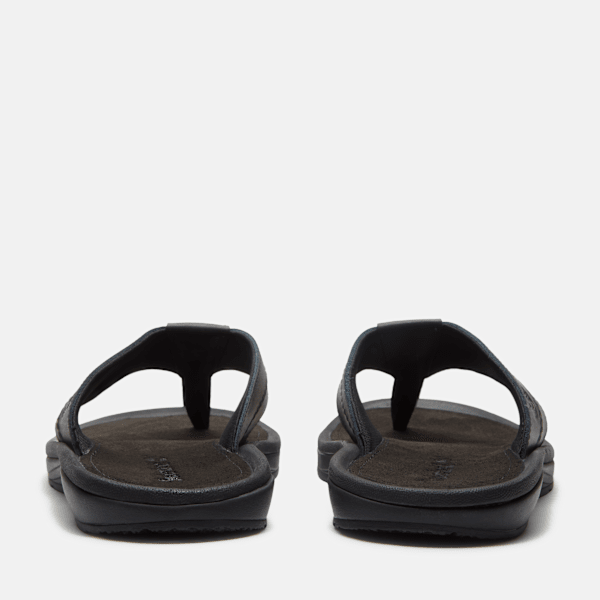 Timberland Originals Slide Sandal Black Leather Men'S