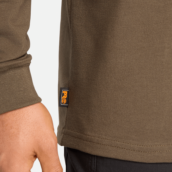 Timberland Pro Core Logo Long-Sleeve T-Shirt Olive Night Men'S