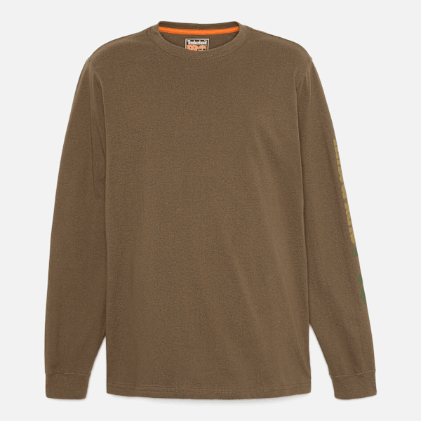 Timberland Pro Core Logo Long-Sleeve T-Shirt Olive Night Men'S