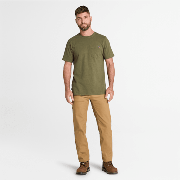Timberland Pro Core Pocket T-Shirt Olive Night Men'S