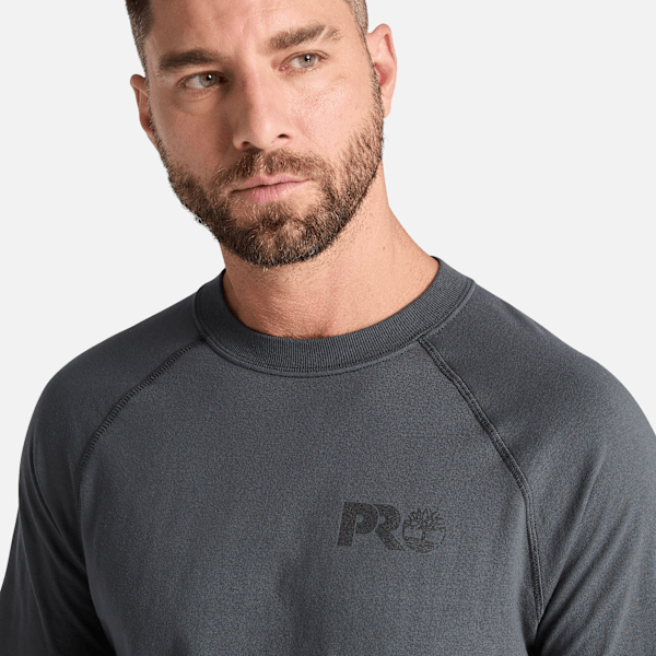 Timberland Pro Core Reflective Logo Long-Sleeve T-Shirt Asphalt Men'S