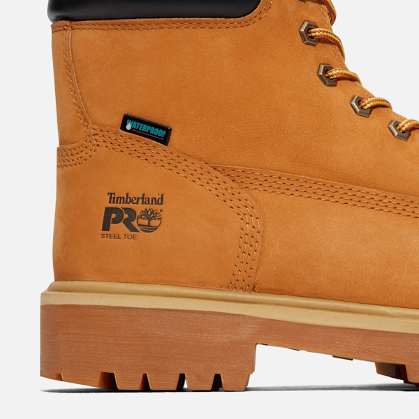 Timberland Pro Direct Attach 6" Waterproof Insulated Steel-Toe Work Boot Wheat Men'S