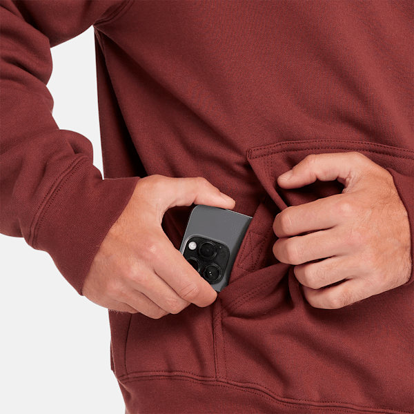 Timberland Pro Hood Honcho Sport Hoodie Maroon Men'S