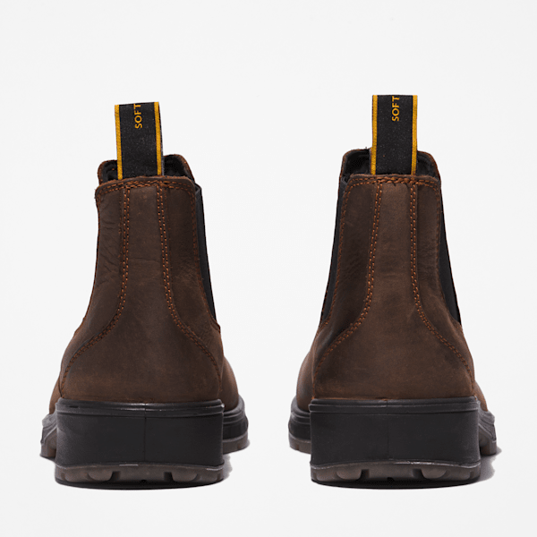 Timberland Pro Nashoba Soft-Toeslip-On Work Boot Brown Men'S