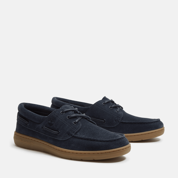 Timberland Portofino Pier Boat Shoe Navy Suede Men'S