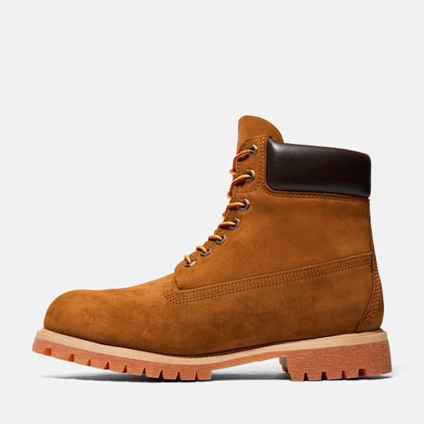 Timberland Premium 6-Inch Waterproof Boot Dark Wheat Nubuck Men'S