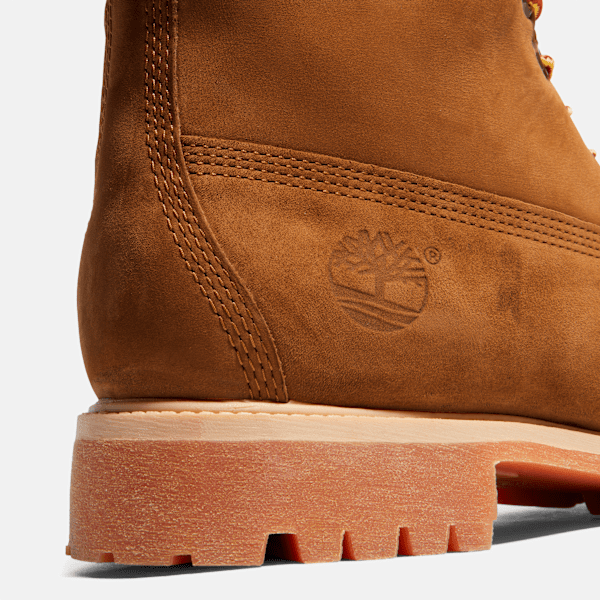 Timberland Premium 6-Inch Waterproof Boot Dark Wheat Nubuck Men'S