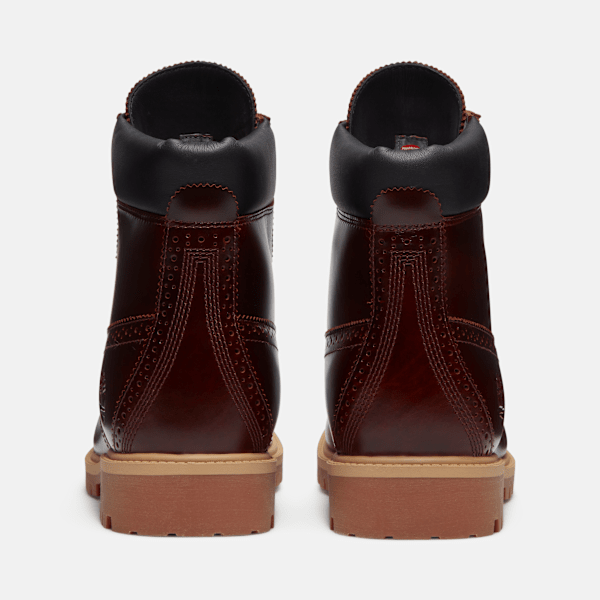 Timberland Premium 6-Inch Waterproof Boot Burgundy Full-Grain Men'S