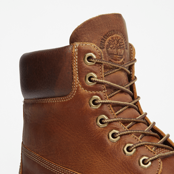 Timberland Premium 6-Inch Waterproof Heritage Boots Medium Brown Nubuck Men'S