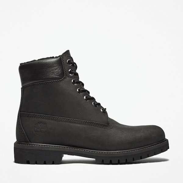 Timberland Premium 6-Inch Waterproof Warm-Lined Boot Black Men'S