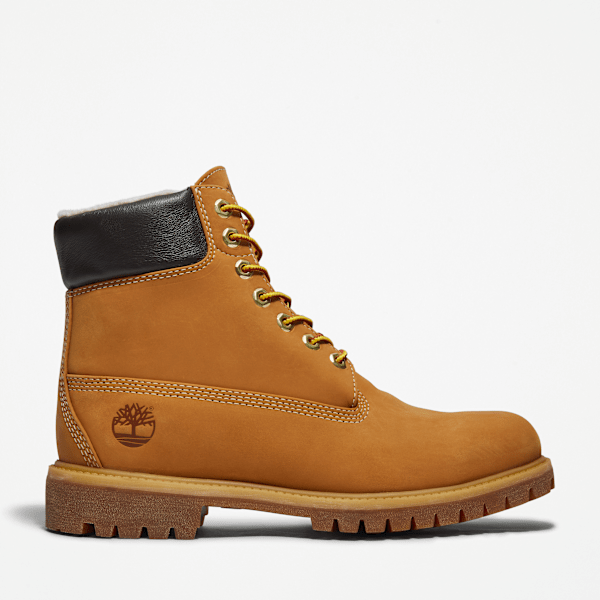 Timberland Premium 6-Inch Waterproof Warm-Lined Boot Wheat Men'S