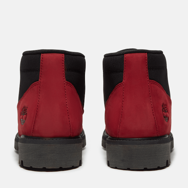Timberland Premium Chukka Boot Red Nubuck/Black Men'S
