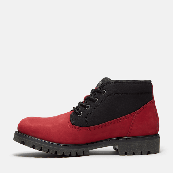 Timberland Premium Chukka Boot Red Nubuck/Black Men'S