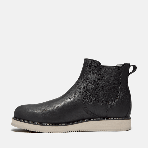 Timberland Redwood Edge Essential Chelsea Boot Black Full-Grain Men'S