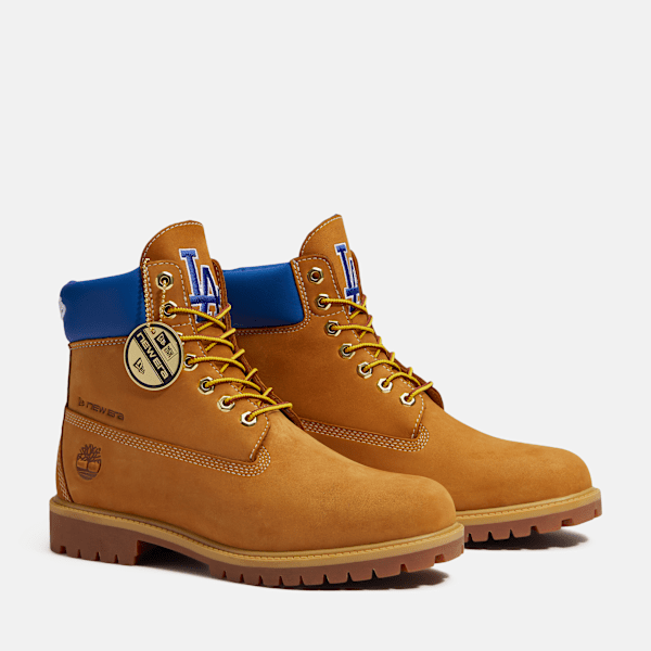 Timberland X New Era Dodgers 6-Inch Waterproof Boot Wheat Dodgers Men'S