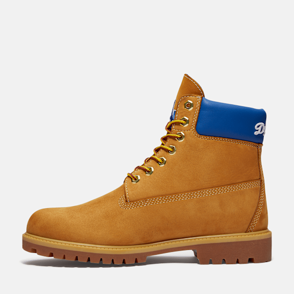 Timberland X New Era Dodgers 6-Inch Waterproof Boot Wheat Dodgers Men'S
