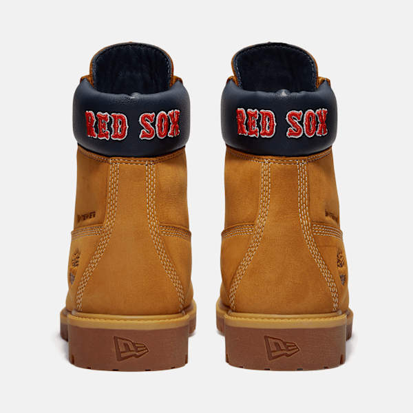 Timberland X New Era Red Sox 6-Inch Waterproof Boot Wheat Red Sox Men'S