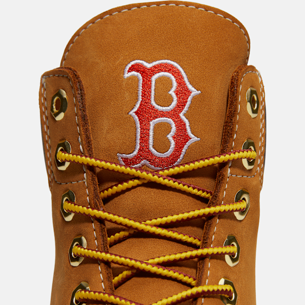 Timberland X New Era Red Sox 6-Inch Waterproof Boot Wheat Red Sox Men'S