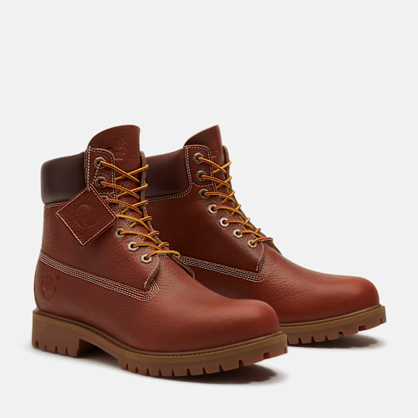 Timberland X Our Legacy Work Shop 6-Inch Boot Acorn Pebbled Full-Grain Men'S