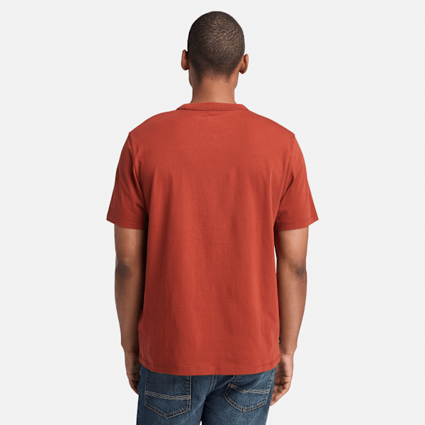 Timberland Timbs Graphic Short Sleevet-Shirt Burnt Henna Men'S
