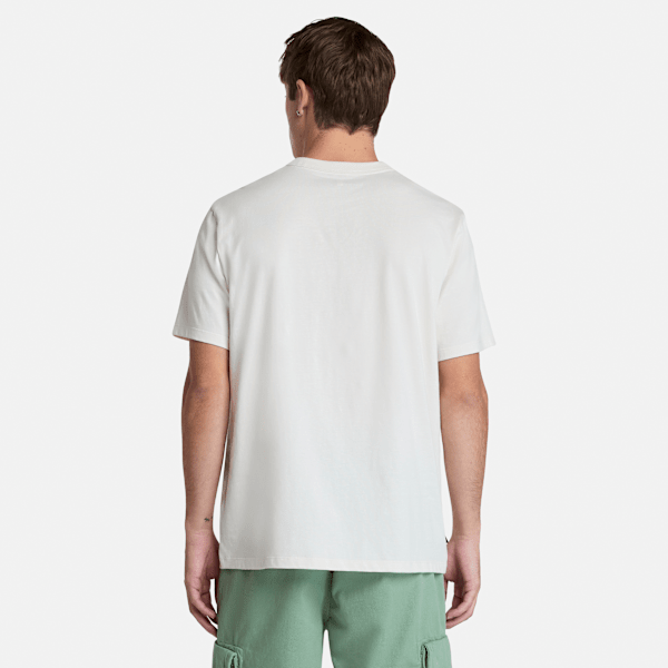 Timberland Timbs Graphic Short Sleevet-Shirt Vintage White Men'S