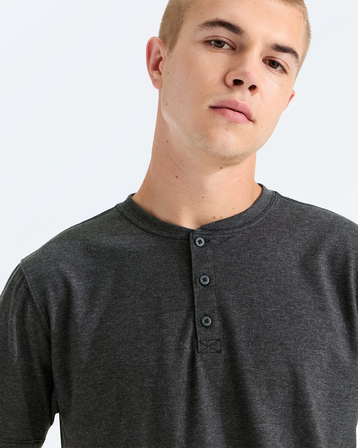 The North Face Men’s Tri-Blend Short-Sleeve Henley