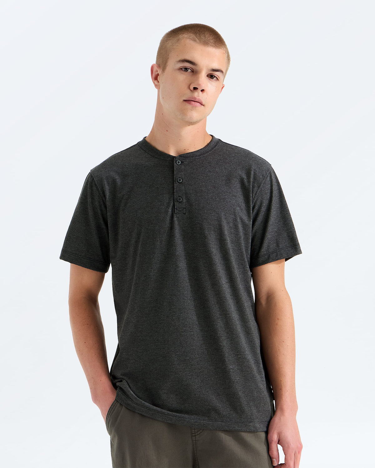The North Face Men’s Tri-Blend Short-Sleeve Henley
