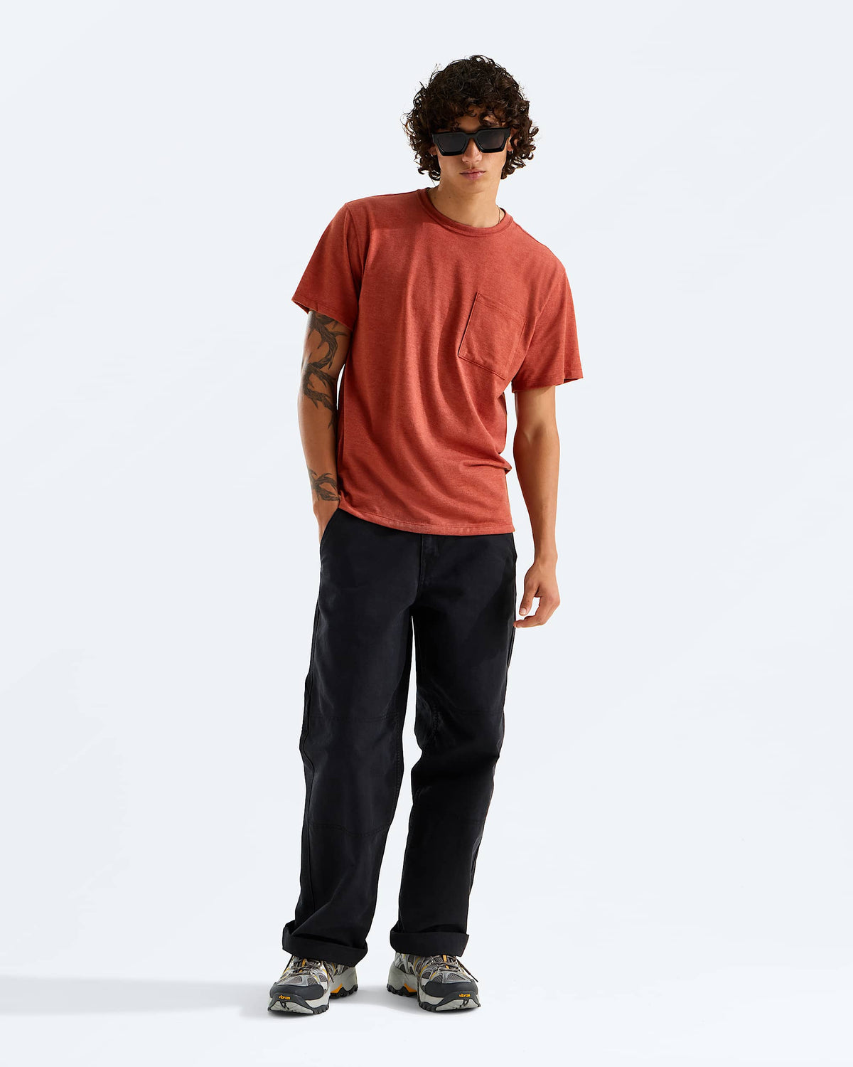 The North Face Men’s Tri-Blend Short-Sleeve Pocket Tee
